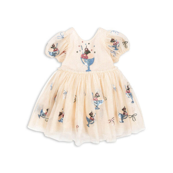YVONNE PUFF DRESS GELATO - KONGES SLOEJD