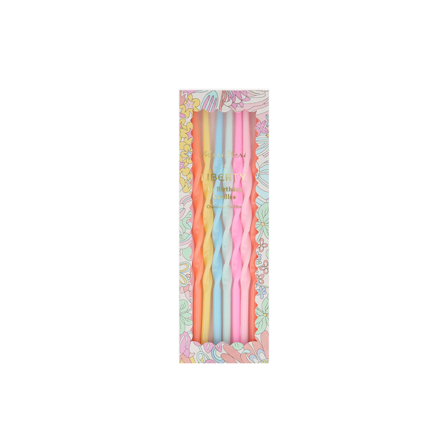 " Meri Meri x Liberty Rainbow Garden Party Candles" - MERI MERI