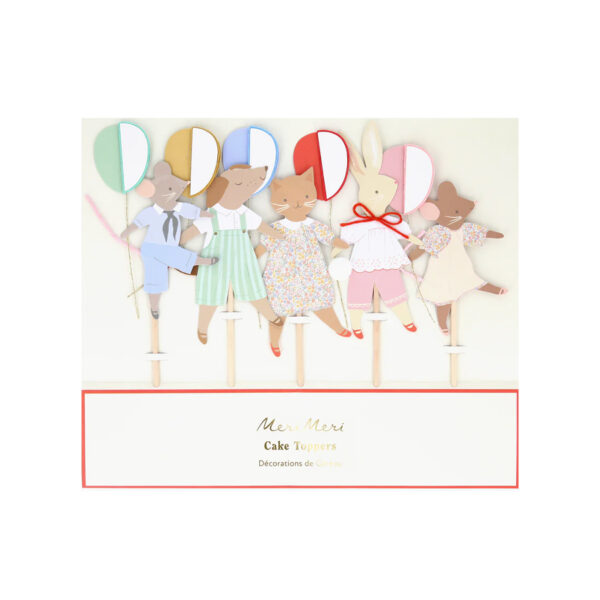 Animal Friends Cake Toppers - MERI MERI
