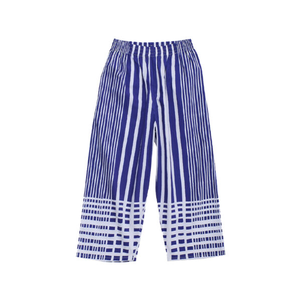 Bali Striped Pants Blue & White - MAISON MANGOSTAN
