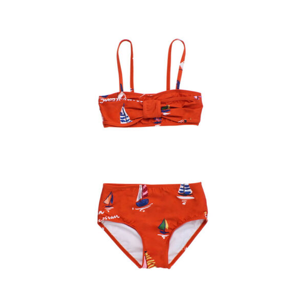Barcos Bow Bikini Red - MAISON MANGOSTAN