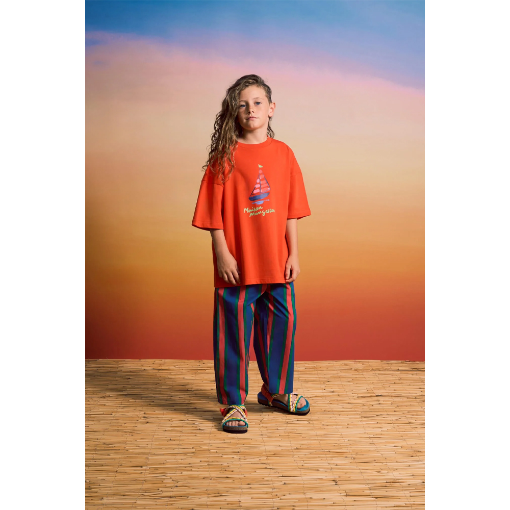 Barcos T-Shirt Red - MAISON MANGOSTAN - Image 2