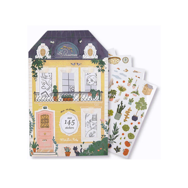 Colouring book + 145 stickers (20 p) - MOULIN ROTY