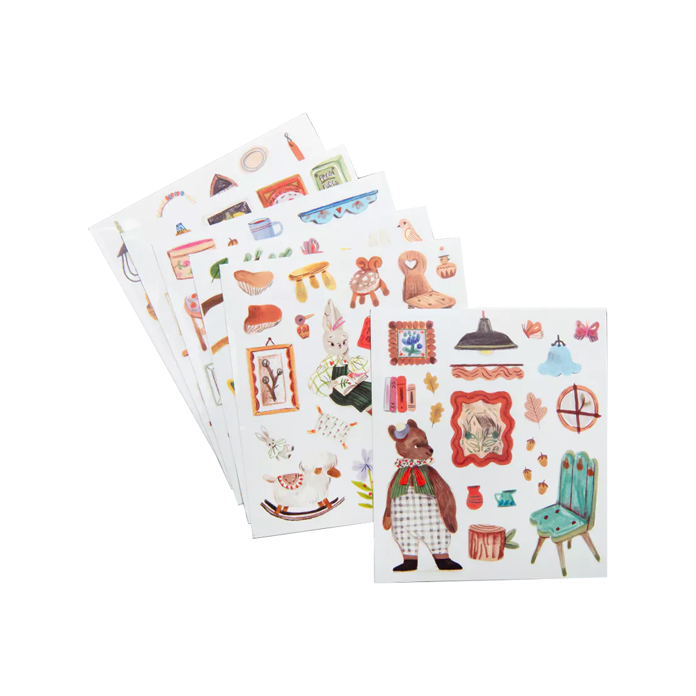 Colouring book + 150 stickers (20) - MOULIN ROTY - Image 2