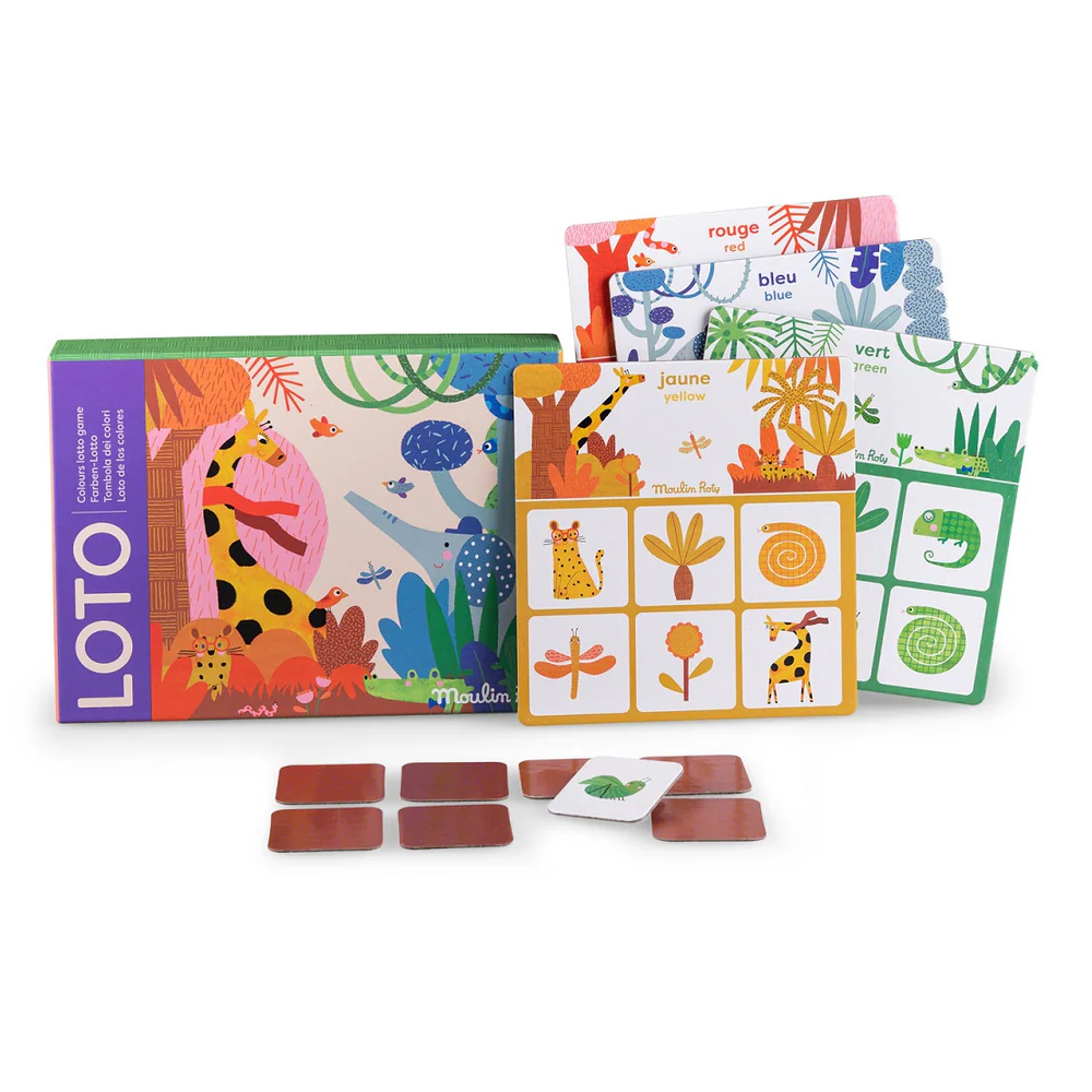 Colours lotto game Les Toupitis - MOULIN ROTY