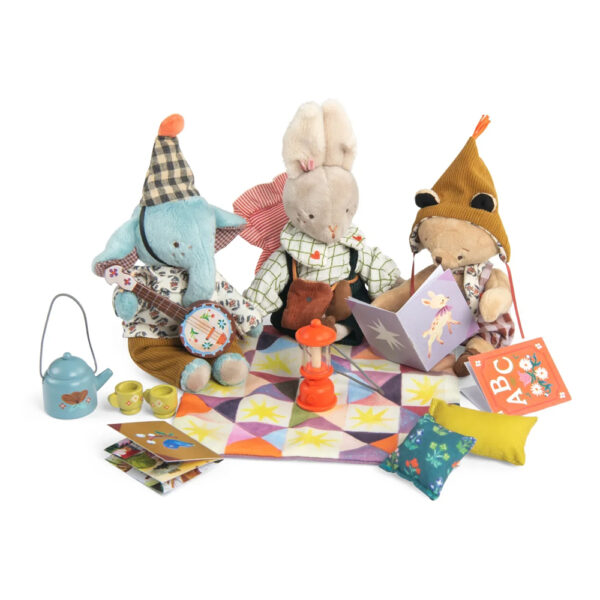 Fireside accessories set Les Minouchkas - MOULIN ROTY