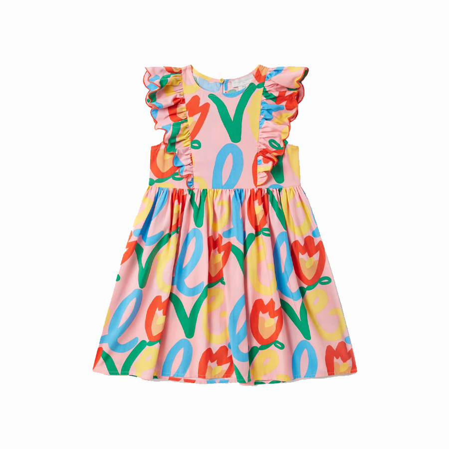 Graphic Love Print Dress - Stella McCartney