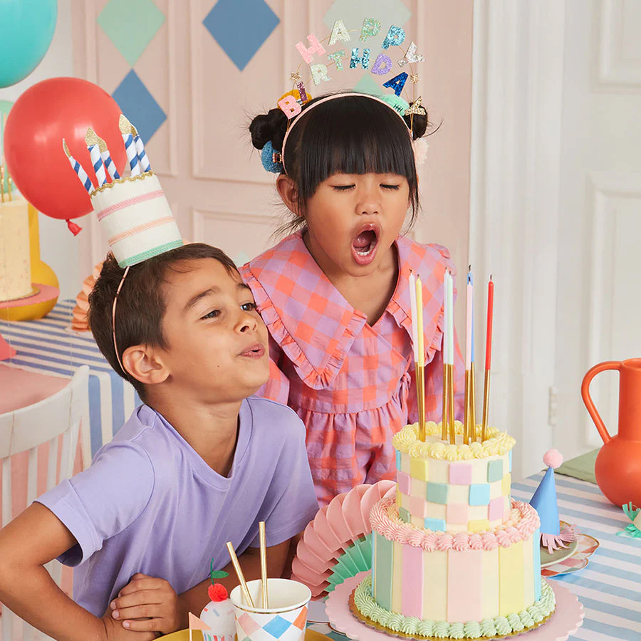 Happy Birthday Glitter Headband - MERI MERI - Image 2