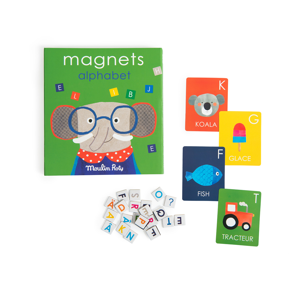 Magnetic game Alphabet Les Popipop - MOULIN ROTY