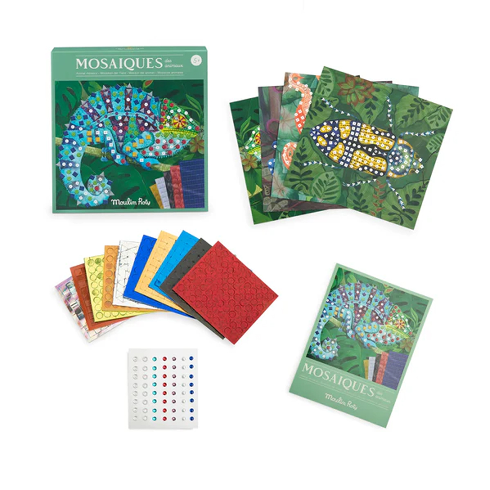 Mosaic craft kit Tout autour du monde - MOULIN ROTY - Image 2