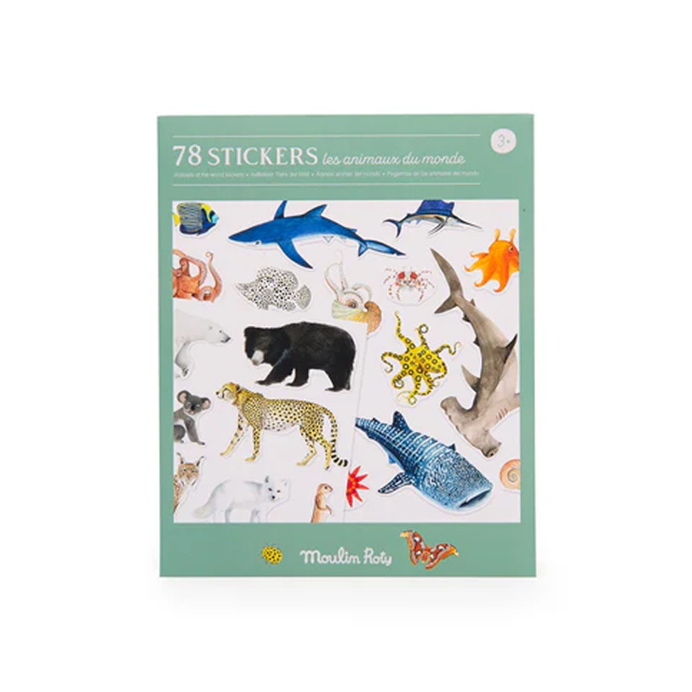Pack of 78 stickers Tout autour du - MOULIN ROTY