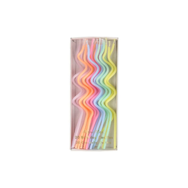 Pastel Swirly Candles - MERI MERI