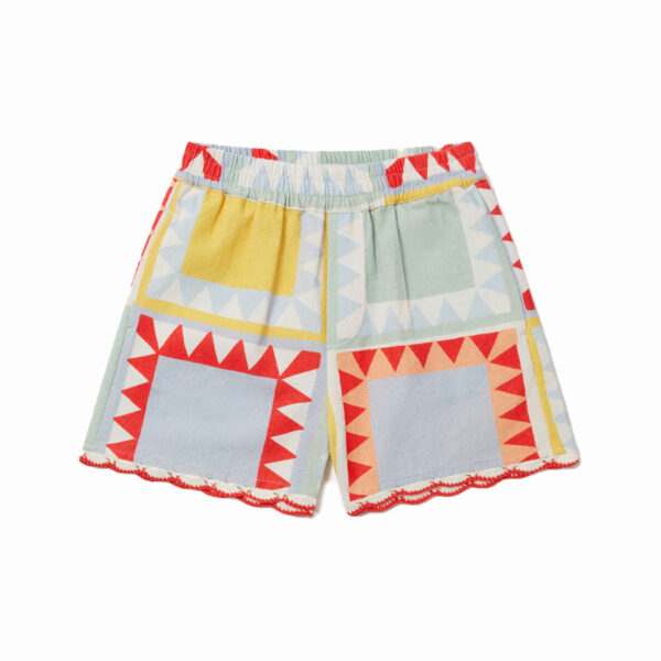 Patchwork Print Shorts - Stella McCartney