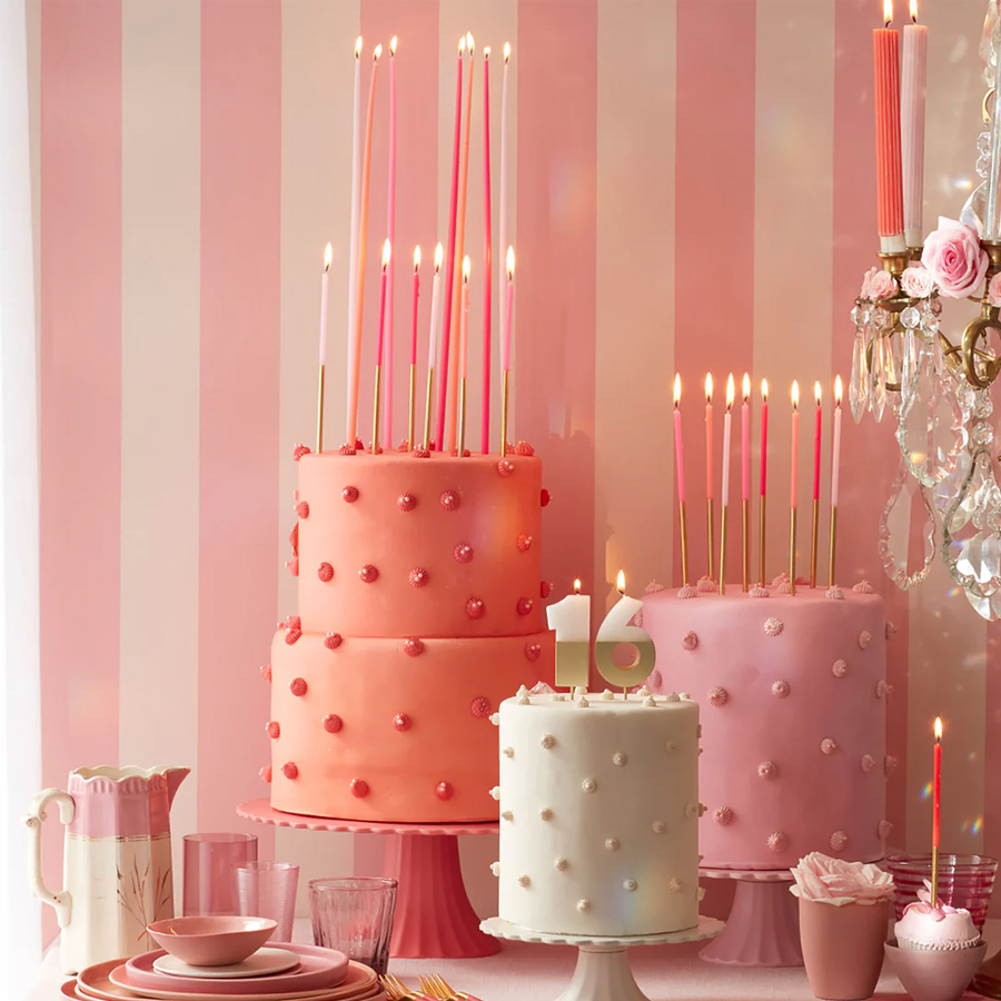 Pink Stars Candles - MERI MERI - Image 2