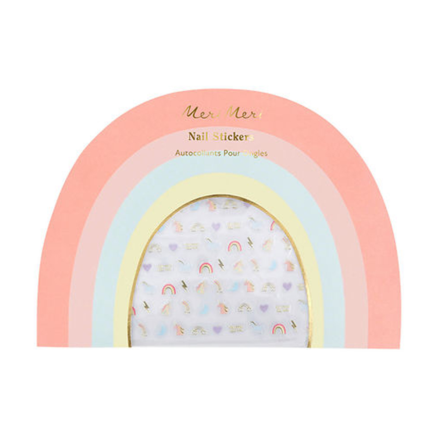 Rainbow Unicorn Nail Stickers - MERI MERI