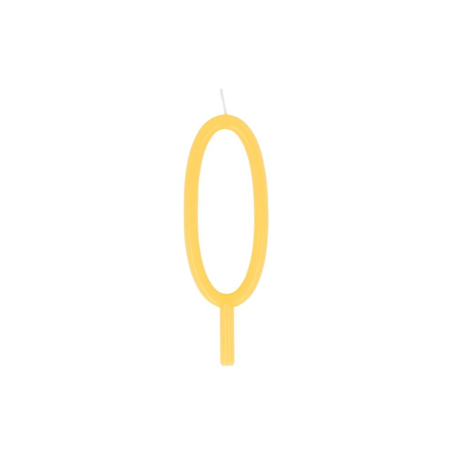 Slim Number 0 Candle - MERI MERI - Image 2