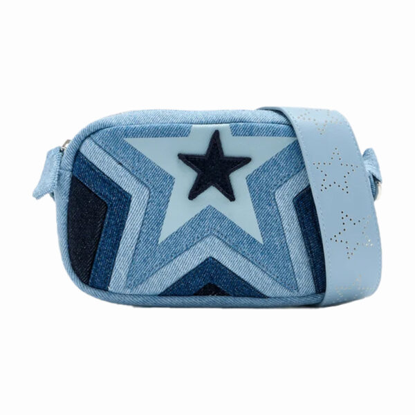 Star Motif Denim Crossbody Bag - Stella McCartney