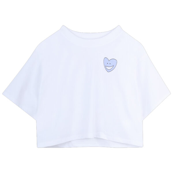 TEE-SHIRT MANCHES COURTES BLANC - BILLIE BLUSH