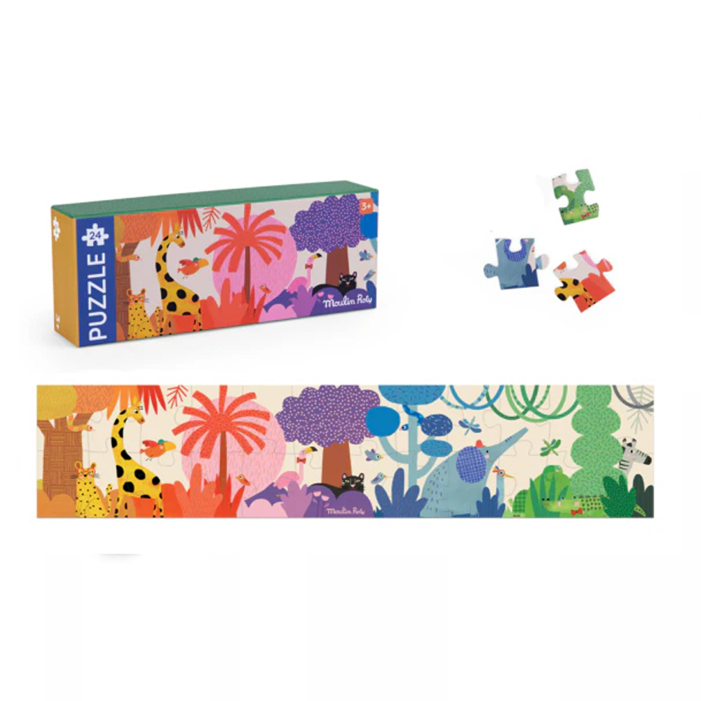 The colourful world puzzle (24 pcs) Les - MOULIN ROTY