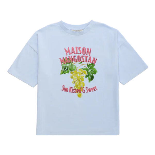 Uvas T-Shirt Blue - MAISON MANGOSTAN