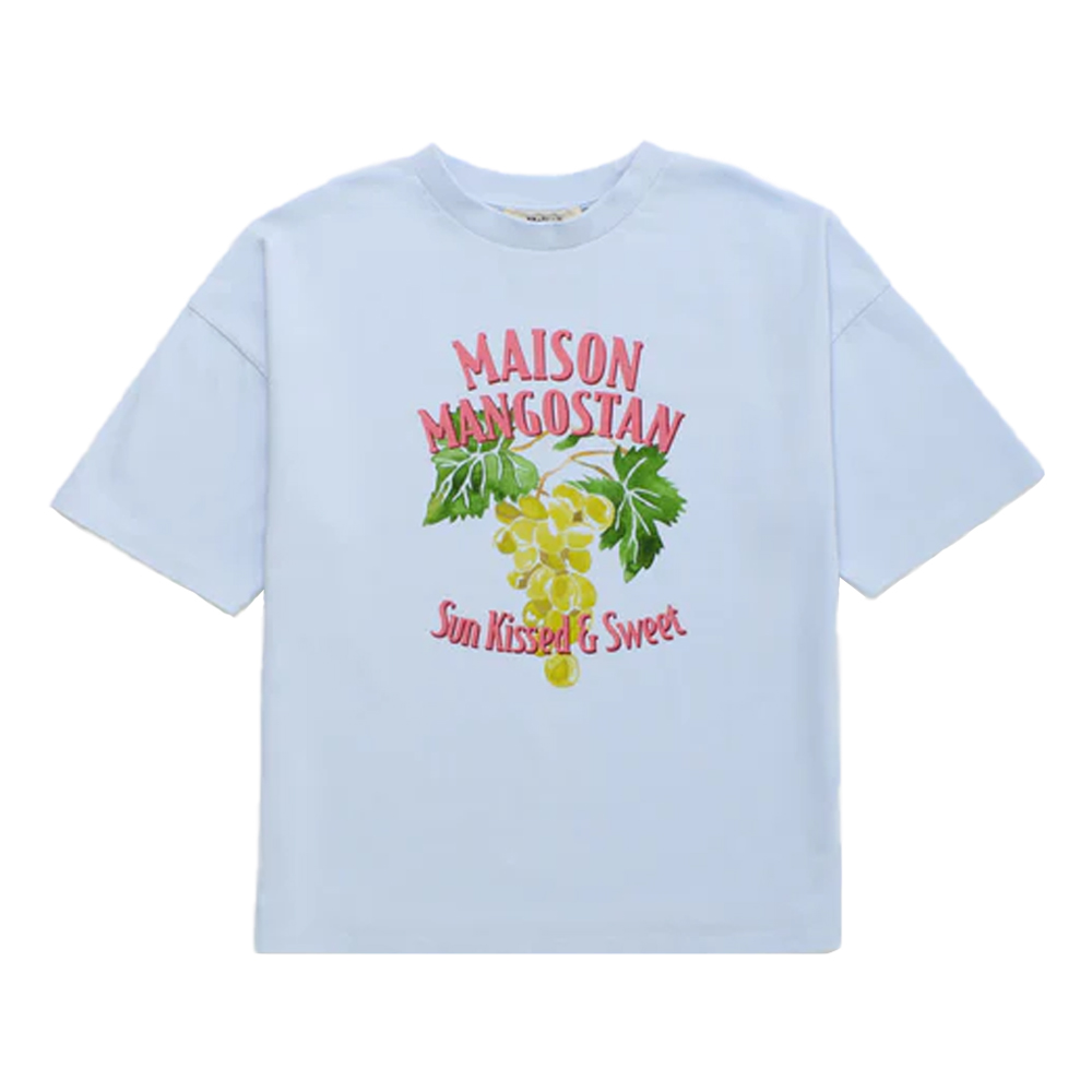 Uvas T-Shirt Blue - MAISON MANGOSTAN