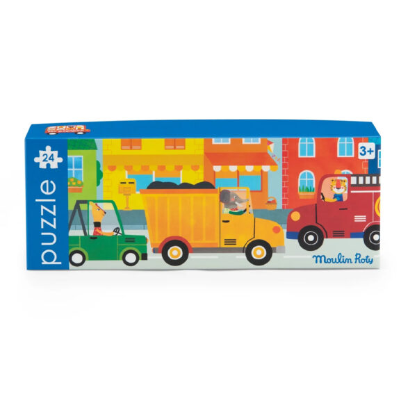 Vehicle puzzle (24 pcs) Les Popipop - MOULIN ROTY