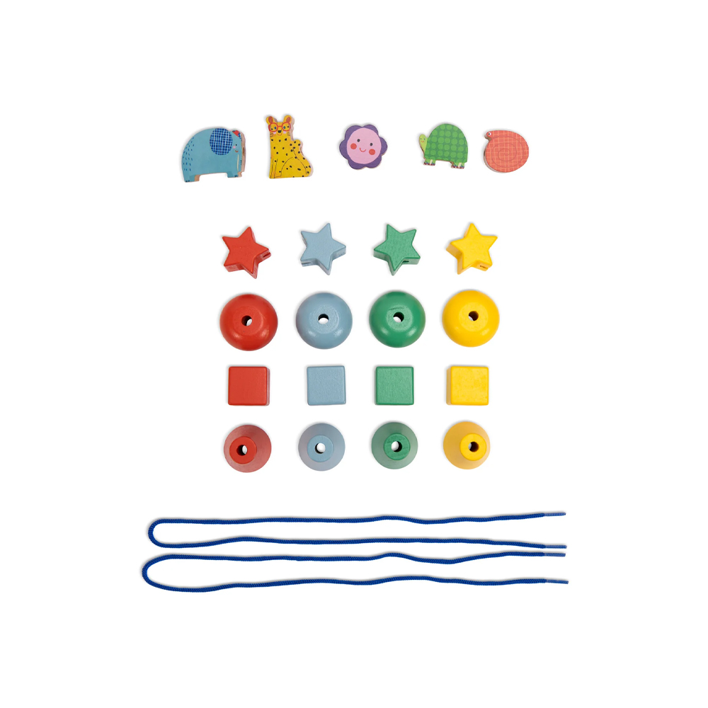Wooden lacing beads Les Toupitis - MOULIN ROTY - Image 2