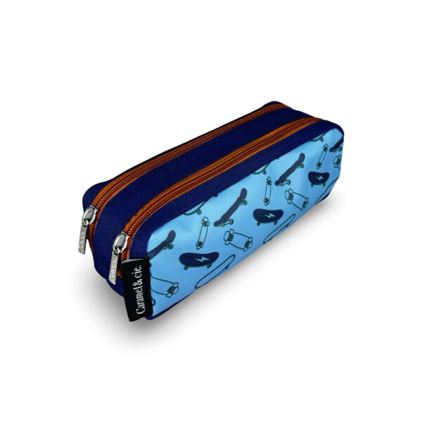 Blue Skates Double Pouch – Skate and Street Kid Spirit - Caramel Et Cie