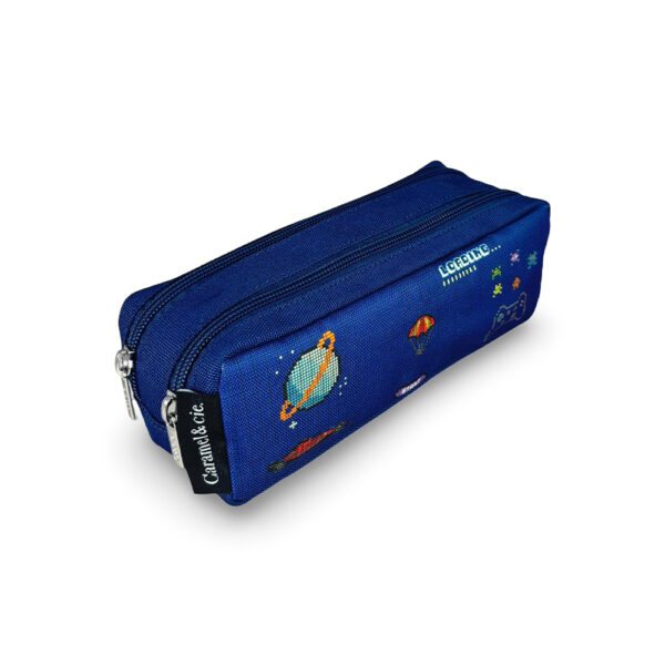 Double Pixel Art Pencil Case – Retro Gaming Vibe - Caramel Et Cie