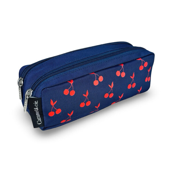 Double Velvet Cherries Pouch – Classic and Iconic - Caramel Et Cie