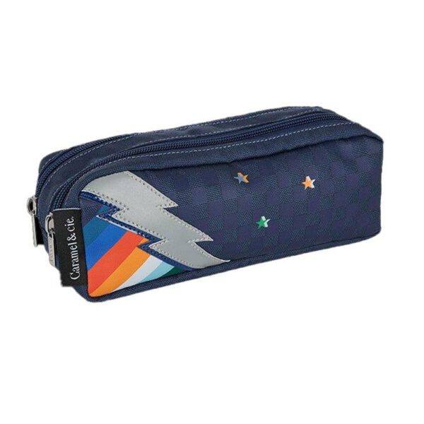 Double pencil case Chromatic Lightning - Caramel Et Cie
