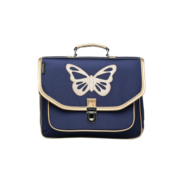 Medium Blue Butterfly Schoolbag - Caramel Et Cie