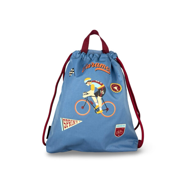 Navy SPRINT CLUB gym bag - Caramel Et Cie
