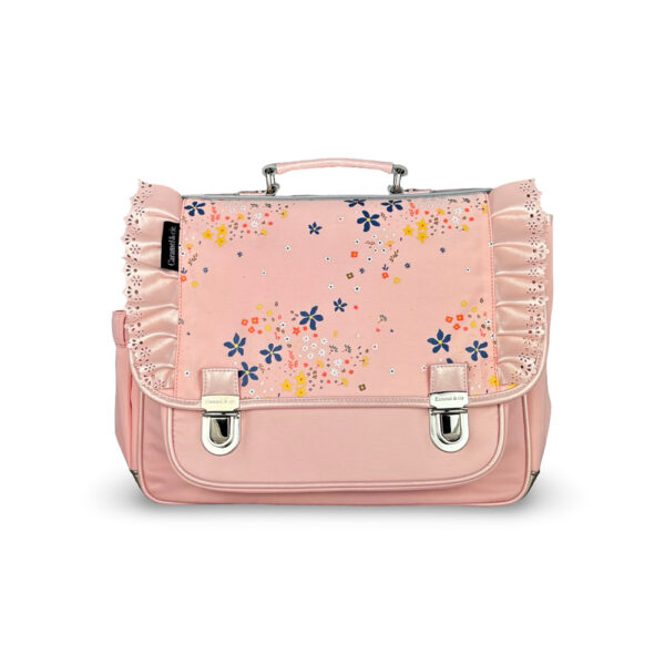 Stella Pink schoolbag - Floral and Elegant - Caramel Et Cie