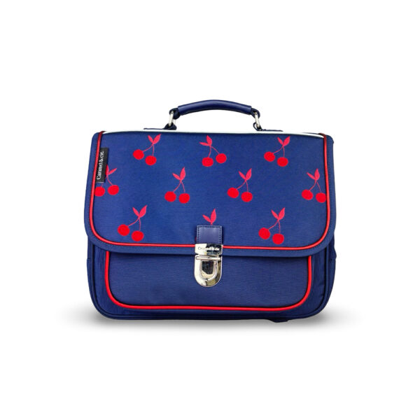 Velvet Cherries Satchel 32cm – Classic and Iconic - Caramel Et Cie