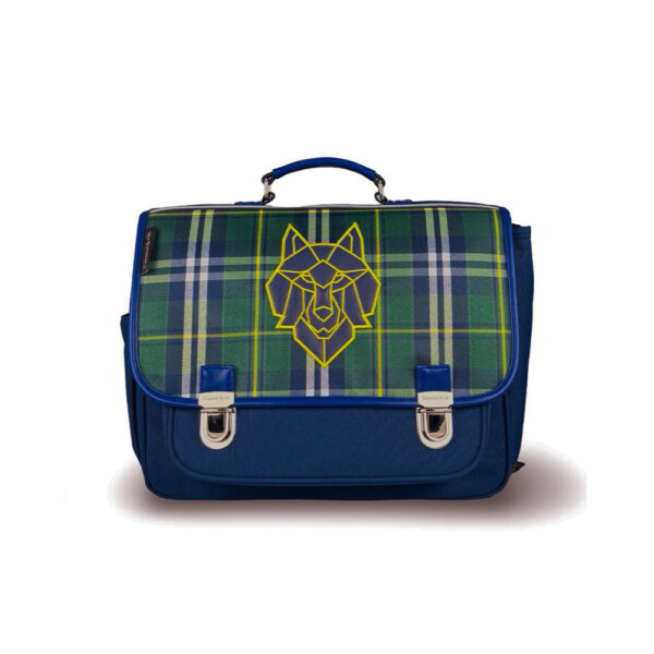 Wolf Clan Tartan Satchel – Bold and Iconic - Caramel Et Cie