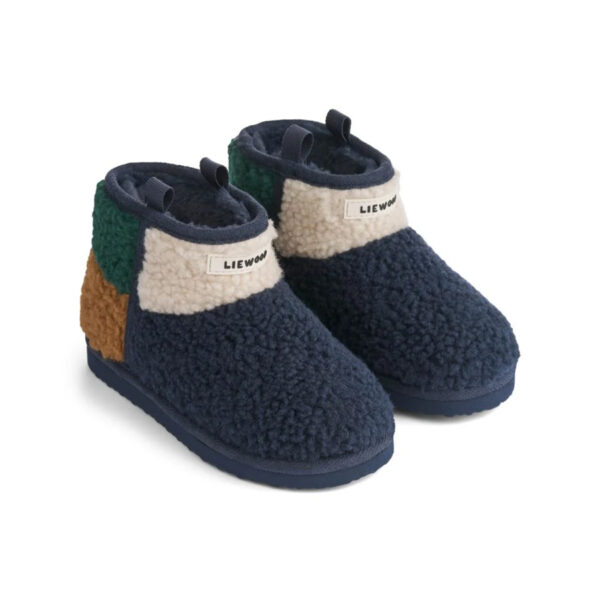 Albi Pile Boot - Classic navy multi mix - LIEWOOD