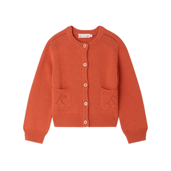 Cardigan Elisea Cardigan - Apricot - BONPOINT