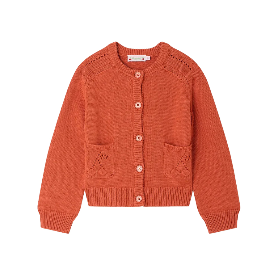 Cardigan Elisea Cardigan - Apricot - BONPOINT