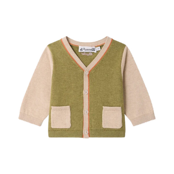 Cardigan Tahiel Cardigan - Dark Khaki - BONPOINT