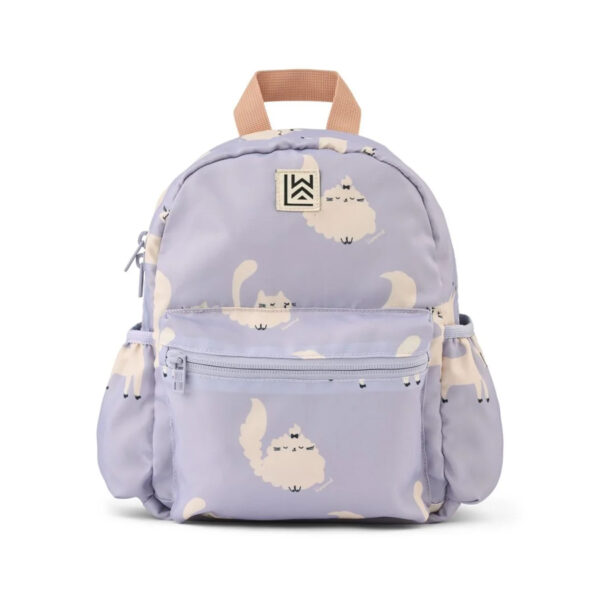 Andreas Backpack - Cat / Warm lilac - LIEWOOD