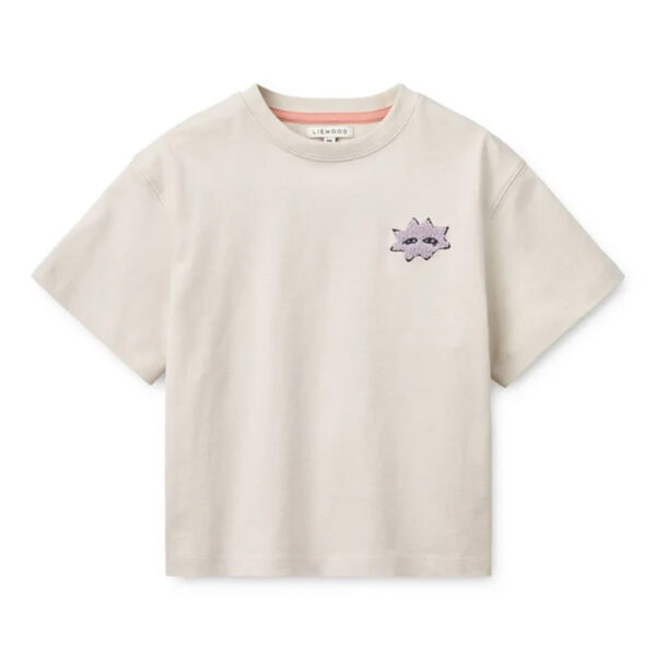 Tyler Placement SS T-shirt - Mood / Sandy - LIEWOOD