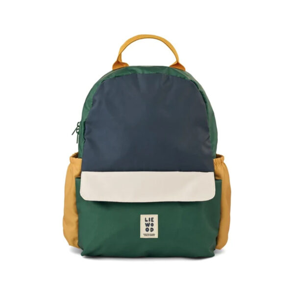 Lennon School Backpack - Garden green multi mix - LIEWOOD