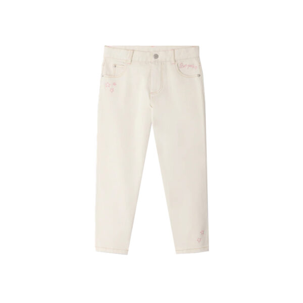 Pants Eloha Pant - Ecru - BONPOINT