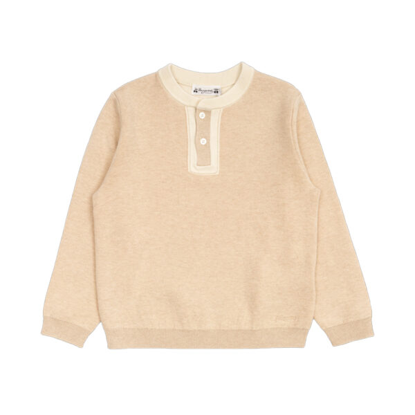 Pullover Miro Pullover - Beige Chine - BONPOINT