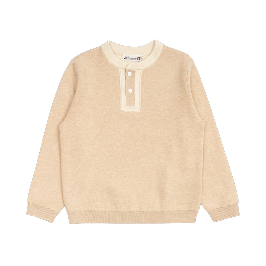 Pullover Miro Pullover - Beige Chine - BONPOINT