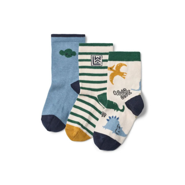 Silas Socks 3-Pack - Play mix - LIEWOOD