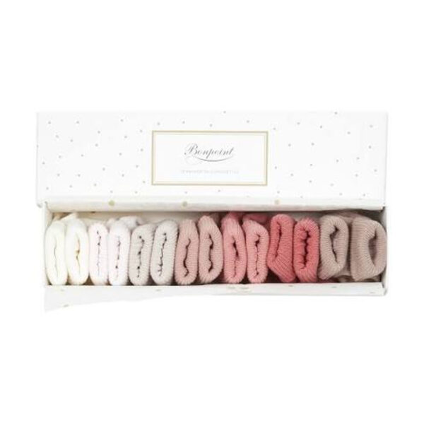 Socks Kit Of 7 Socks - Faded Pink - BONPOINT