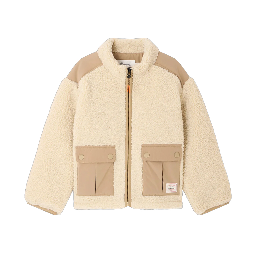 Sweatshirt Marley Jacket - Cement - BONPOINT