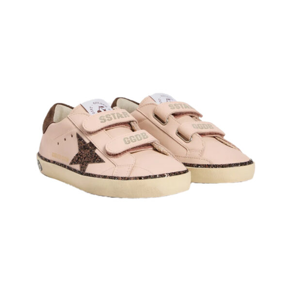 Tennis Shoe Oldschool Basket Bonpoint - Pale Pink - BONPOINT